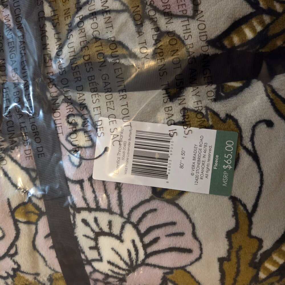 Vera Bradley Throw Blanket - Picture 3 of 5